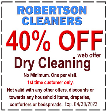 dry cleaning coupon